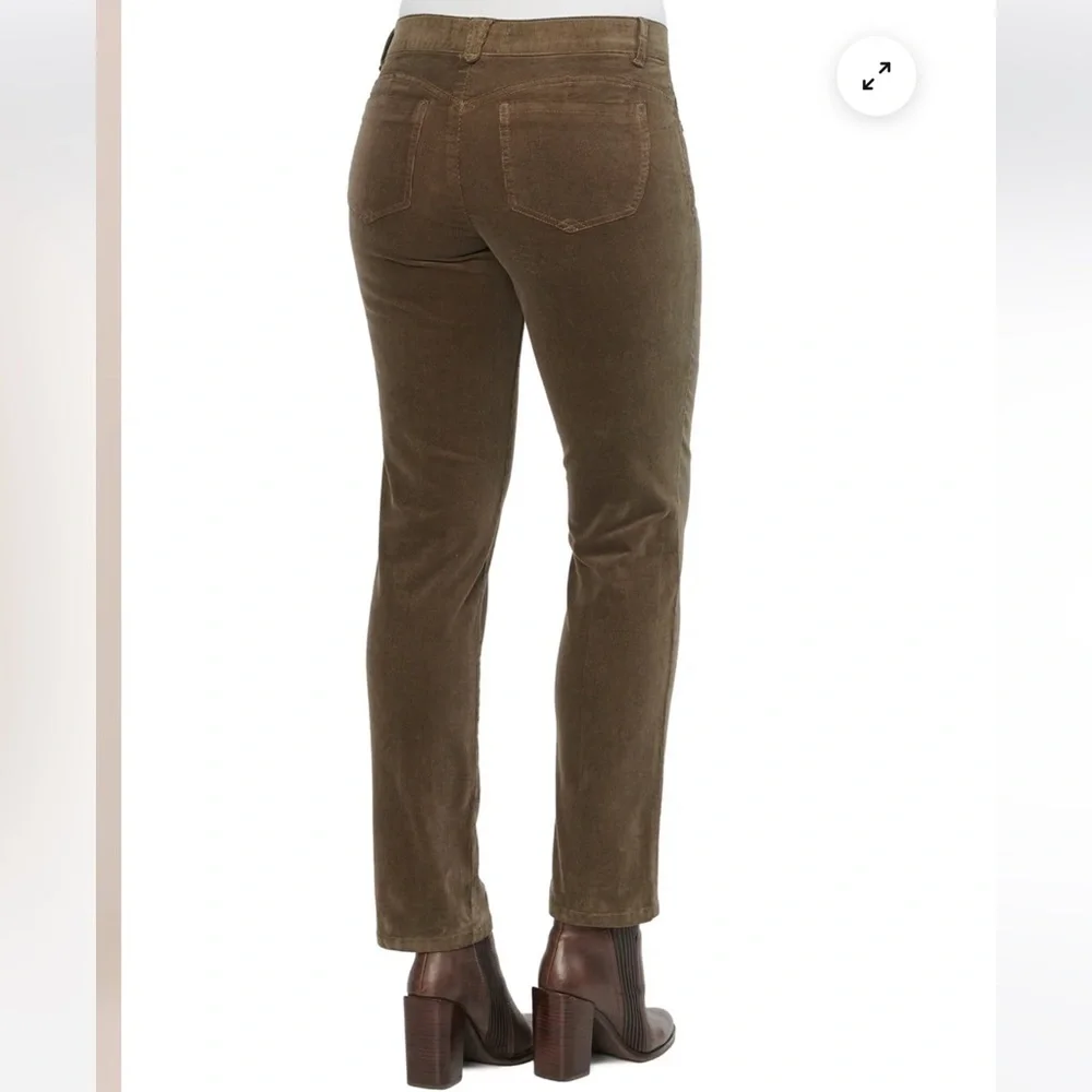 NWT Democracy "Ab"solution® Petite Corduroy Straight Leg Pants - Picture 2 of 14